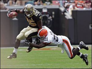 Reggie Bush in his first NFL game